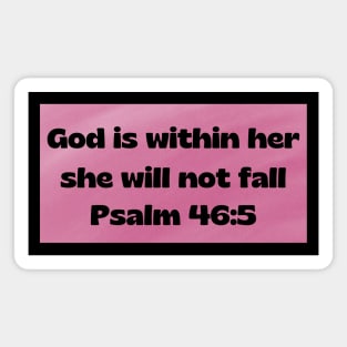 Bible Verse Psalm 46:5 Magnet